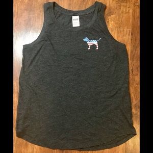 Pink Victoria’s Secret / Grey Tank Top